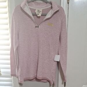 Jadelynn Brooke Light Pink Cowl Neck Sweater